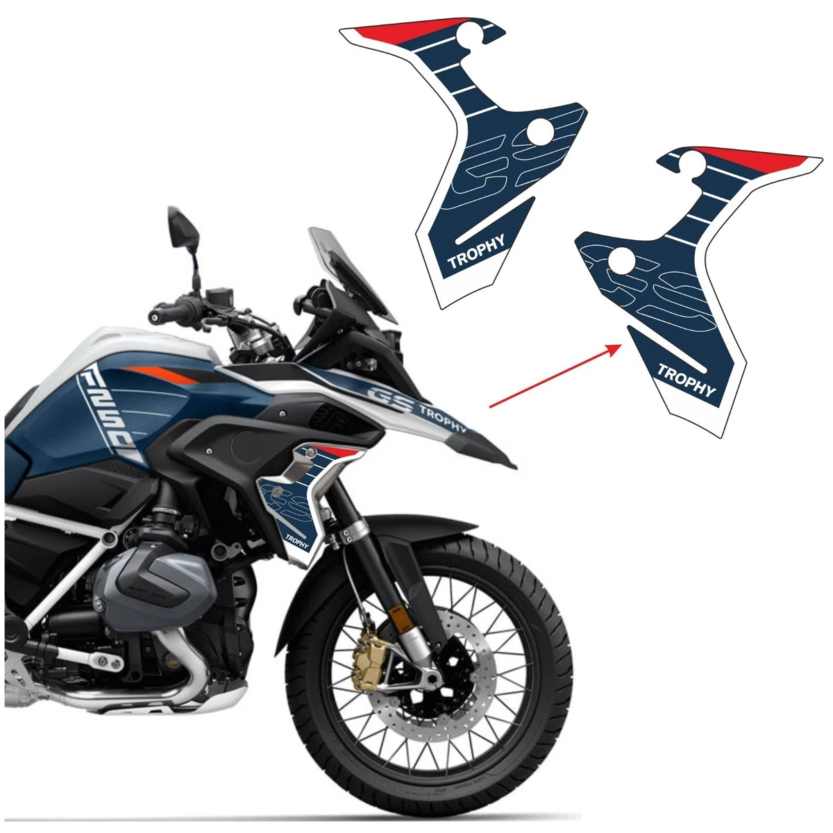 Motorbike Stickers Kit BMW Superbike 2011 Motorrad Italia