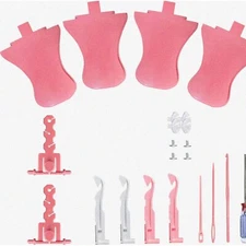 KnitPro Wire Rack Kit: 20pcs DIY Knitting Machine Accessories with Tensioner, Ro