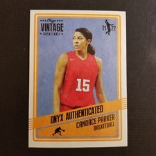 2021-22 Onyx Vintage Basketball CANDACE PARKER Tennessee VOLUNTEERS Hall of Fame
