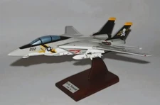 USN F-14 Tomcat Jolly Rogers Wings Adjust VF-84 Desk Top 1/48 Model SC Airplane