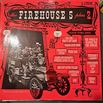LP -  Firehouse 5 plus 2 - The Firehouse Five Story - Good Time Jazz L 12010