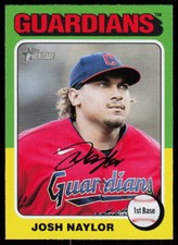 2024 Topps Heritage Josh Naylor #302 BASEBALL Cleveland Guardians