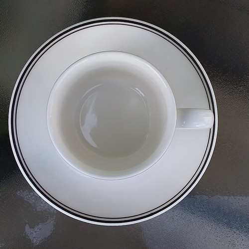 Vintage Demitasse Cup and Saucer Set 1980 s. Germany by VILLEROY @ BOCH - Picture 5 of 10
