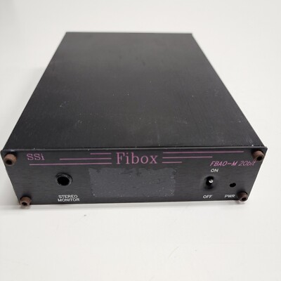 SSi Fibox FBAO-M 20 bit Digital Fiber Optic Transmission System Module