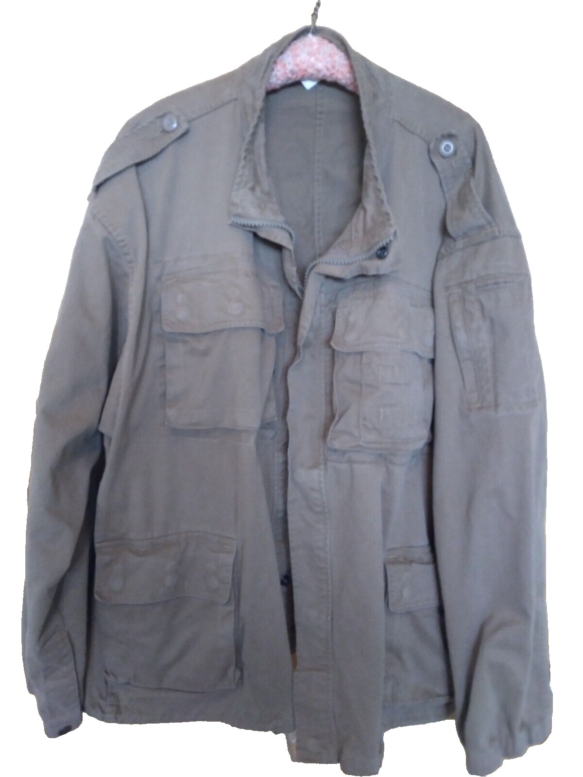 Five Star Gear Men's Brown Jacket 100% Cotton Active Outdoor Long Sleeve Sz 2XL - second product detail image