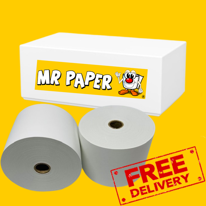 57mm x 80mm Thermal Till Rolls / Receipt Rolls - 20 per box