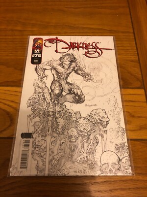 THE DARKNESS 75. COVER E - RETAILER SKETCH INCENTIVE. NM COND. 2009. TOP COW.