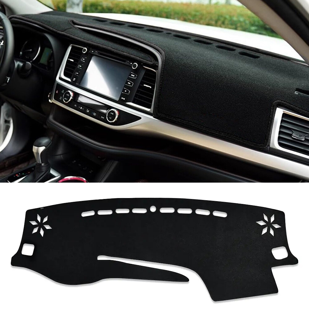 Anti-Slip Dashboard Cover Mat for 14-19 Toyota Highlander Sun Shade Pad