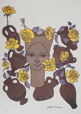 Jean MARAIS : Femme, fleurs et