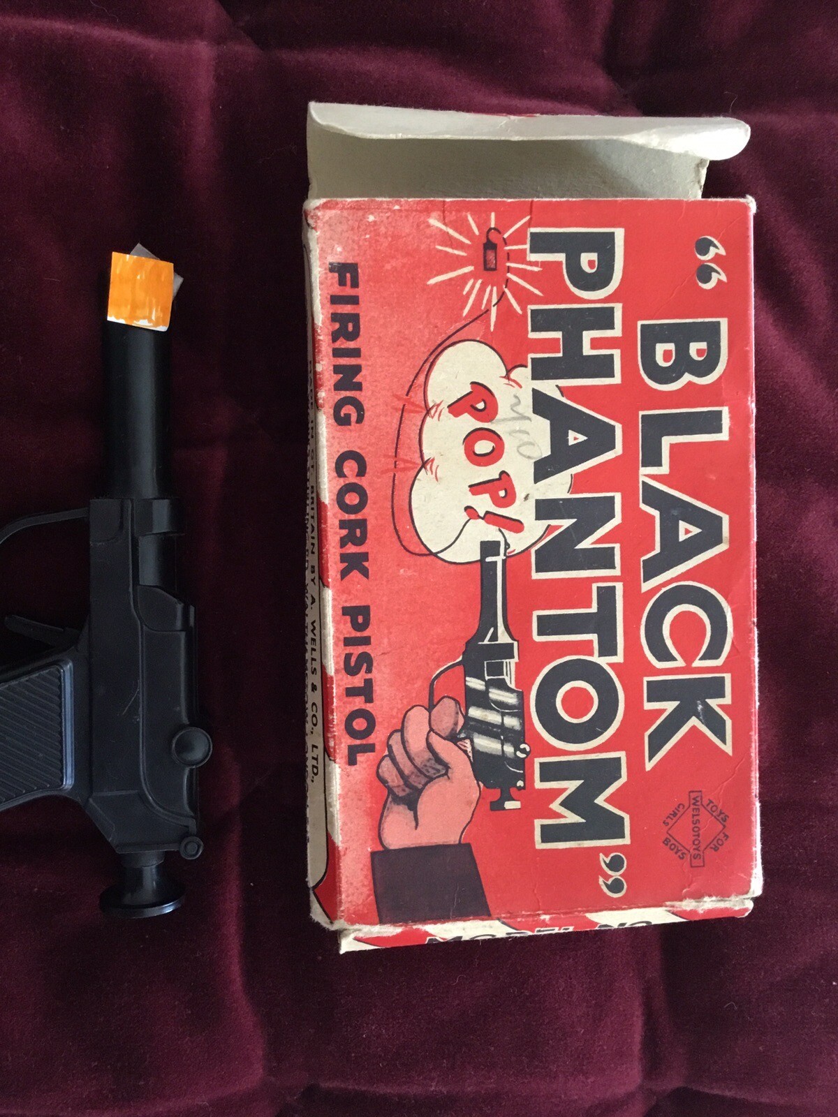 Welsotoys Of London 1930’s Toy Plastic Gun NOT a Cap One Vintage Toy