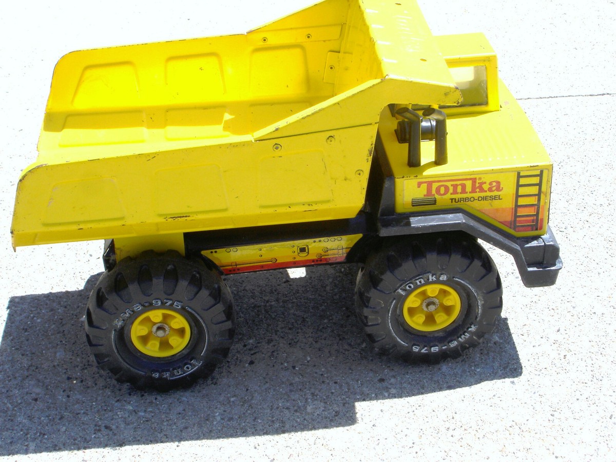 Vintage TONKA Metal Dump Truck XMB-975 Turbo Diesel | eBay