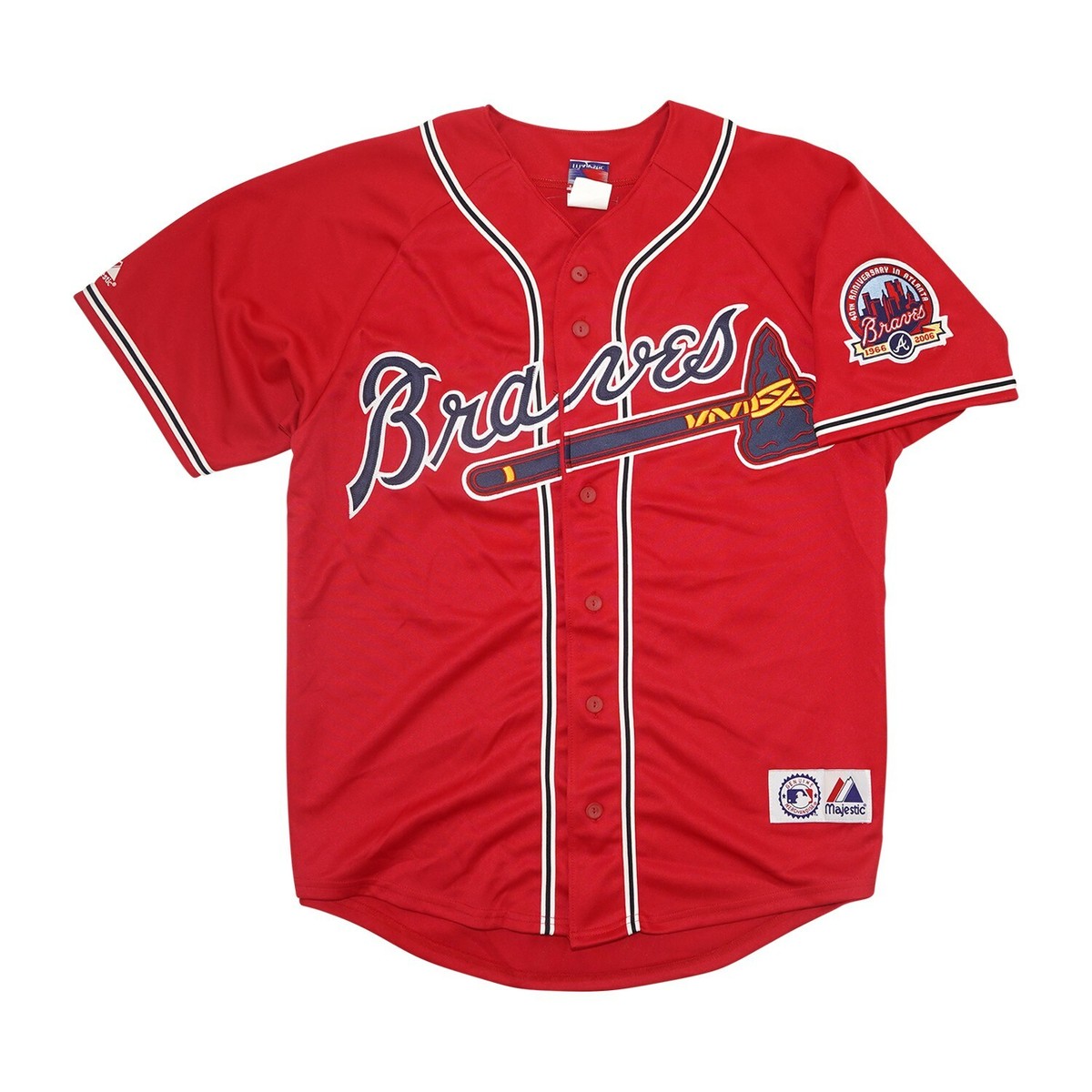Chipper Jones 2006 Atlanta Braves Alternate Red Jersey w Chipper Jones 2006 Atlanta Braves Alternate Red Jersey w
