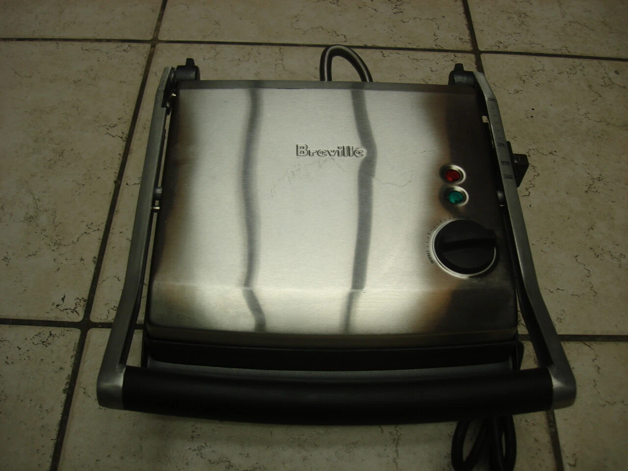 Breville Panini Press / Steak / Grill Sandwich Maker S/S Non-Stick BGR200XL