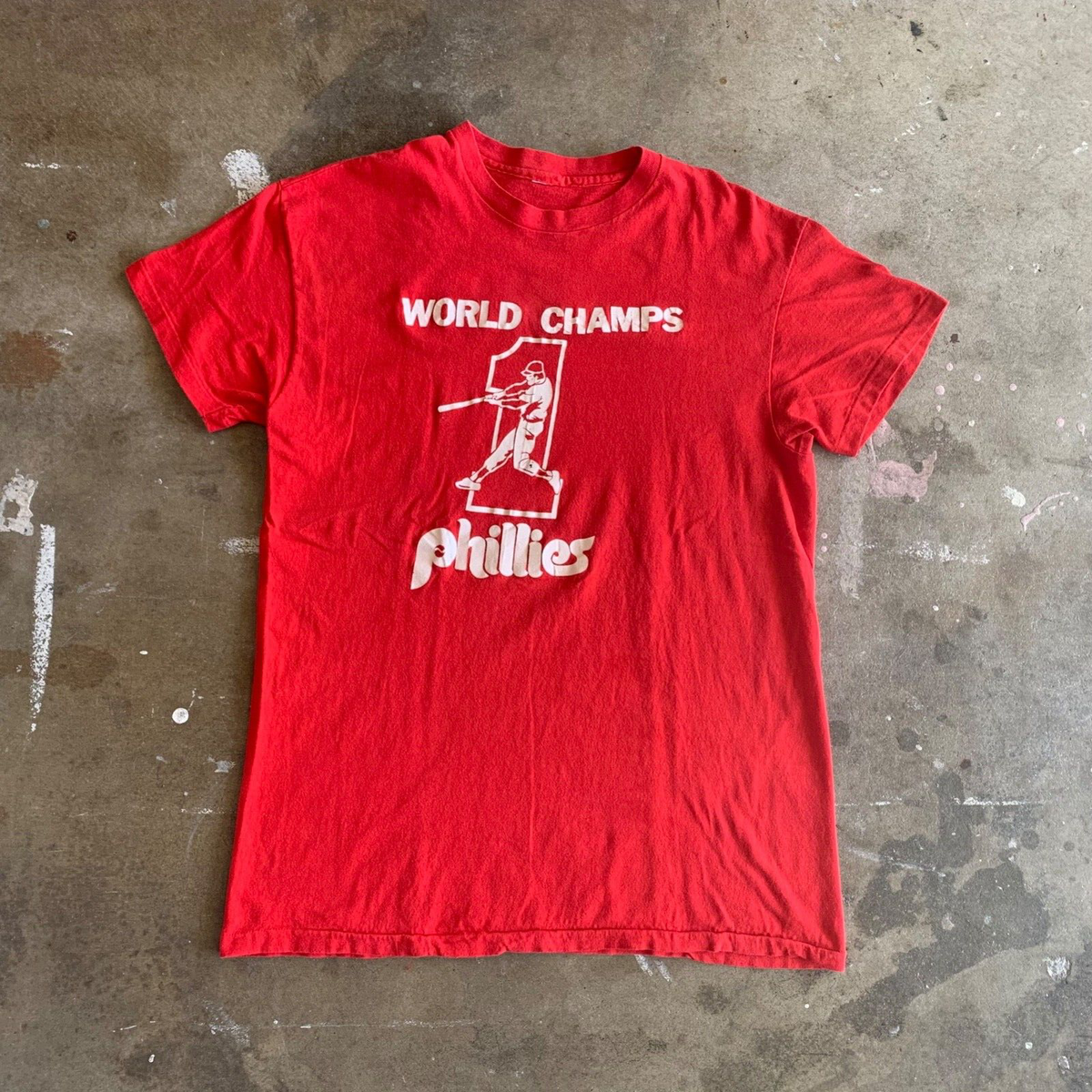 1980 VINTAGE 80s PHILADELPHIA PHILLIES WORLD SERIES CHAMPIONS T
