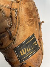 Vintage Wilson Professional Model Catchers Glove Leather Made In USA
