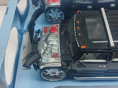 Maisto 1/18 Playerz Hummer H2 Suv Black Custom Model | eBay