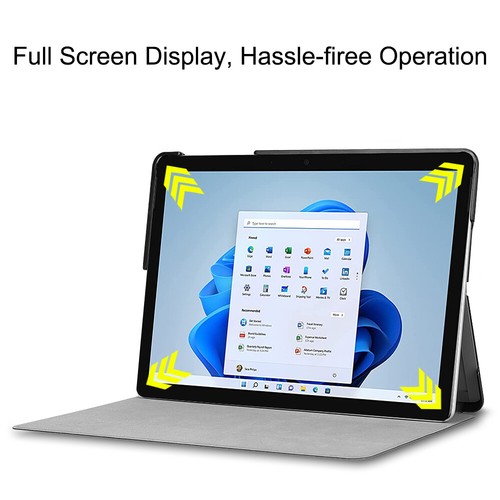 Folio Ultra Slim Leather Stand Case Cover For Microsoft Surface Go 1 2 3 4th - Picture 7 of 80