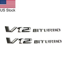 For Mercedes Benz CL63 S65 AMG 2pcs Chrome V1...