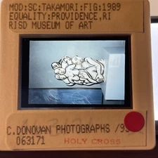 Akio Takamori “Equality” Japanese Modern Ceramic Art 35mm Slide