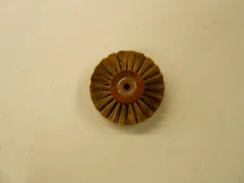 Crimped Brass Wire Brush, 3 Rows of Wire, 3" Diameter