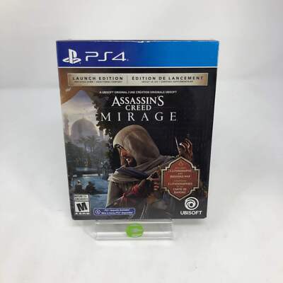New Assassin's Creed Mirage [Launch Edition] (Sony PlayStation 4 PS4, NaN)