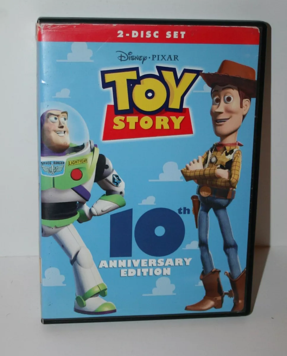 Toy Story (DVD, 10th Anniversary Edition, Disney Pixar, 1995) - J0319  786936294507