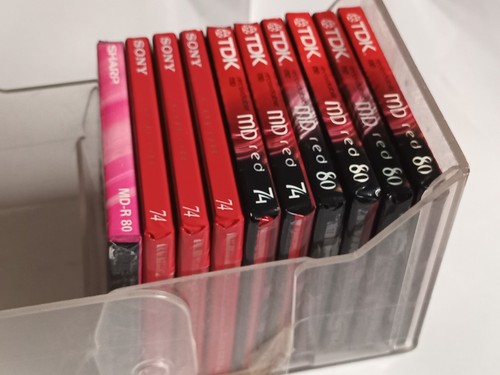 Vintage Electrical Sony 74 Hi Fi Mini Discs 10 JobLot New Unopened Mini Disc TDk - Picture 5 of 6