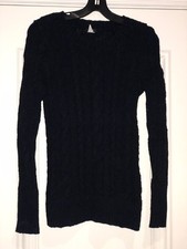 J.CREW Cotton Fisherman Sweater Navy S