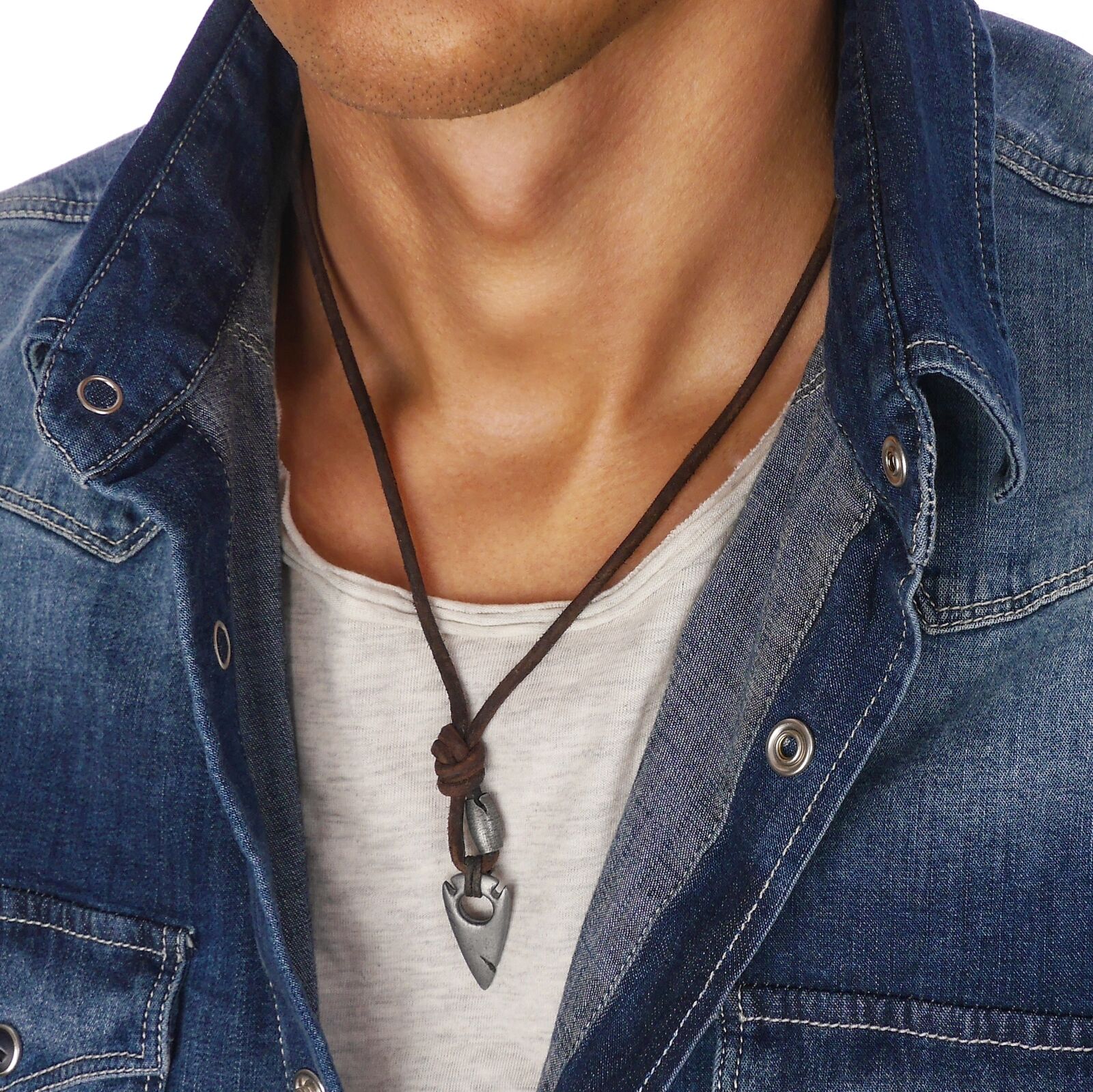 5mm Braided Leather Chain Necklace for Men | Classy Men Collection