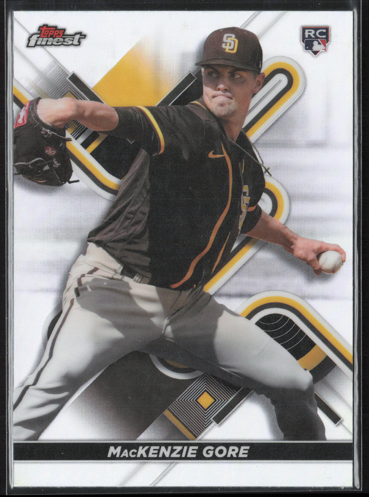 2022 Topps Finest Mackenzie Gore 22 RC Refractor | Washington Nationals