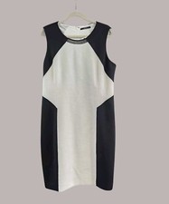 Tahari Mixed Media Tweed Sheath Dress Sz 16 NWT