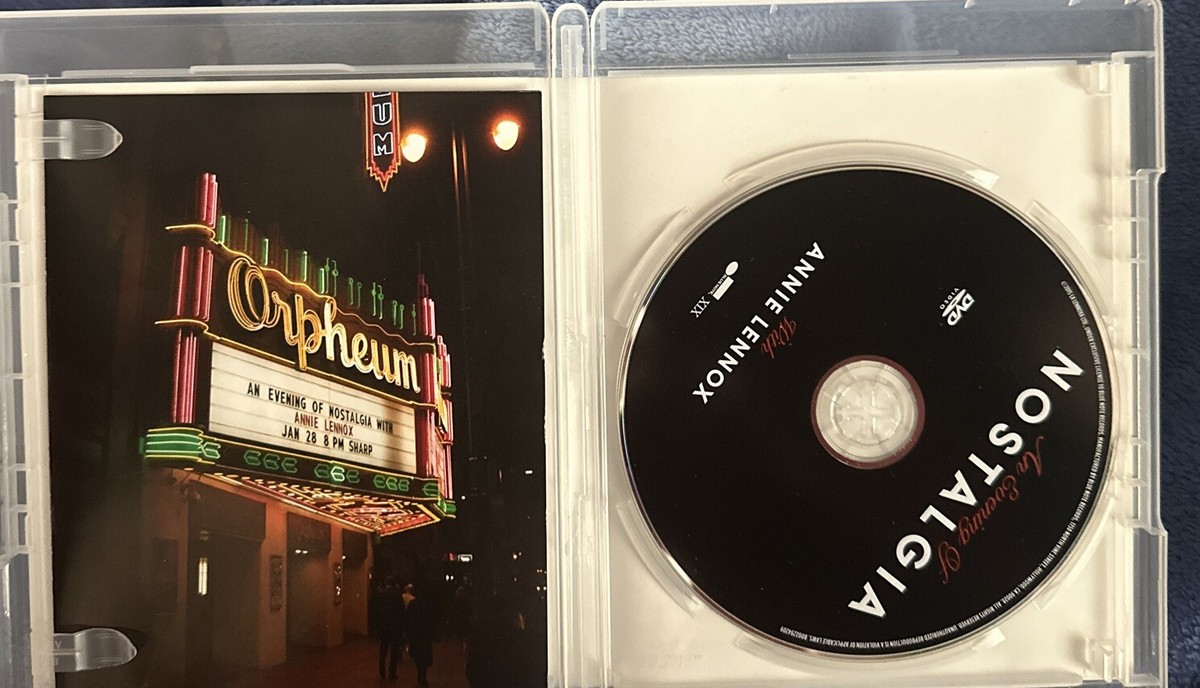 Annie Lennox-An Evening of Nostalgia-DVD LIKE NEW