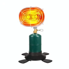 12,400BTU Portable Propane Heater, 2-Burner Heater, Golf Car Heater, Camp Heatet