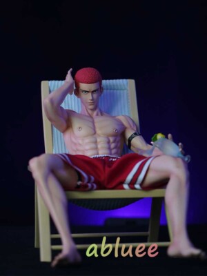 Lust hub Studio Slam Dunk Sakuragi Hanamichi Resin Model In Stock Beach Suit
