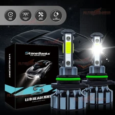 4-Sides 9006 LED Headlight Super Bright Bulbs Kit 330000LM HIGH LOW Beam 6000K