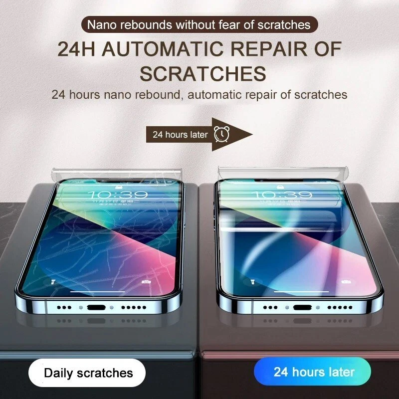 Protector de pantalla para Huawei P60 P50 P40 P30 Pro Y Mate X hidrogel cubierta completa Foto 4 de 4