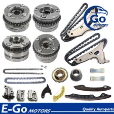 Timing Chain Kit L+R Camshaft Phaser For Mercedes C400 CLS400 S550E C43 M276 3.0