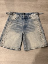 HMDD CRYSTAL JORTS SIZE MEDIUM PRE OWNED GOOD CONDITION