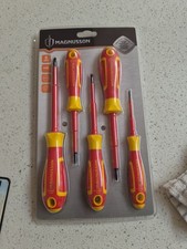 Magnusson Professional VDE Electricians 5 Piece  Screwdriver Set