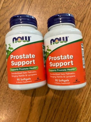 NOW Foods Prostate Support 90 Softgels X 2(180 Total) Expiration 04/2028