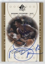 2000-01 SP Authentic Sign of the Times DeShawn Stevenson #DS Auto 05fy