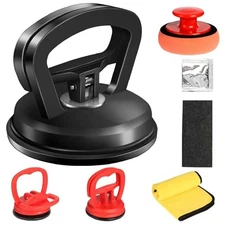 Dent Puller, Car Dent Puller 3 Pack, Suction Cup Dent Removal Kit Glossy Black
