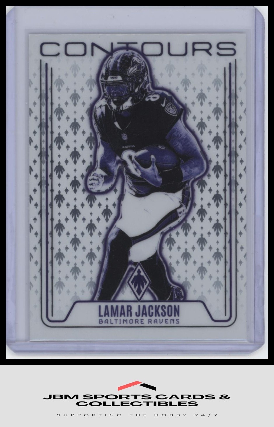 2024 Panini Phoenix #CON-LJN Lamar Jackson Contours