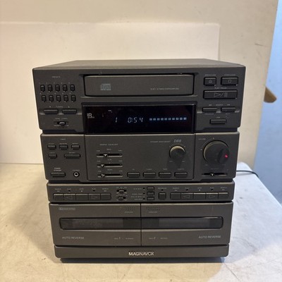 Phillips Magnavox FW2015 Hifi System CD Player Equalizer Tuner Dual Cassette