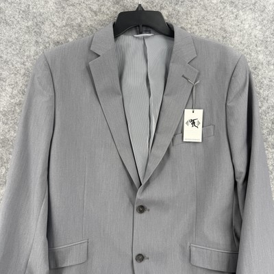 Madison Blazer Mens 46R Motion Stretch Modern Fit Suit Jacket Two Button New