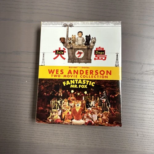 Wes Anderson Two-Movie Collection Isle of Dogs & Fantastic Mr. Fox Blu-ray/DVD