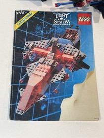 Lego 6781 Space Police Light Up SP-Strike Spaceship 100% Complete w/ Manual