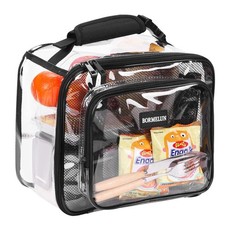 Clear Lunch Bags for Work for kids Transparent Plastic See through Stadium Co...