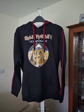 Image of Iron Maiden Powerslave Hoodie Black Womens Large