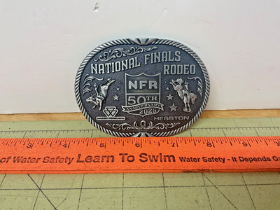 HESSTON 2025 National Finals Rodeo NFR Wrangler adult belt buckle